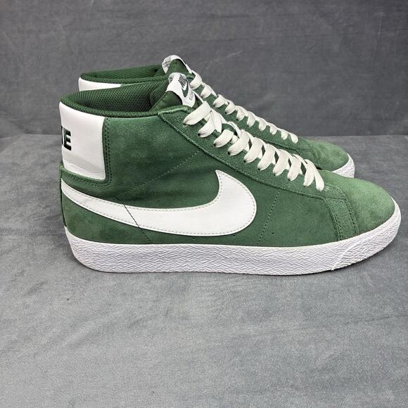 Nike SB Zoom Blazer Mid Fr Green White Men’s 11 US Skateboarding FD0731-300 - Picture 3 of 8